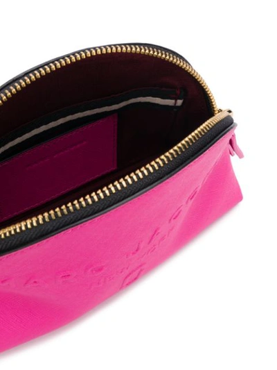 Shop Marc Jacobs Logo Make Up Bag In Pink