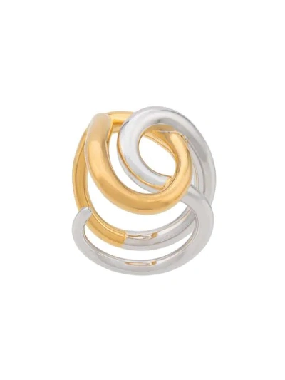 Shop Charlotte Chesnais 'blaue' Ring In Gold