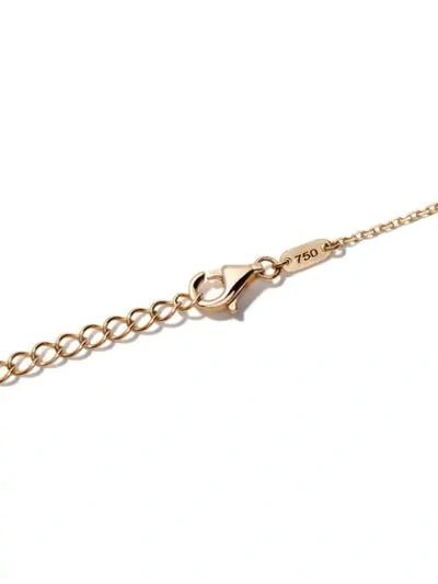 Shop As29 18kt Yellow Gold Mini Charm Open Star Diamond Necklace