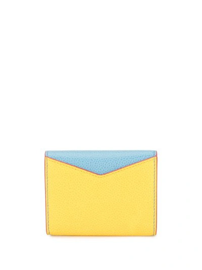 Shop Thom Browne Envelope Card Case In Yellow