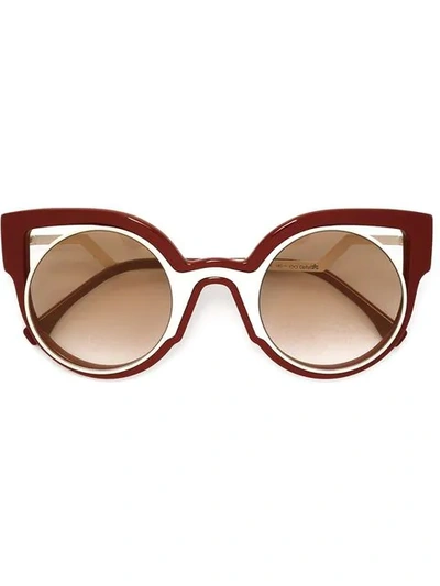 Shop Fendi 'paradeyes' Sunglasses