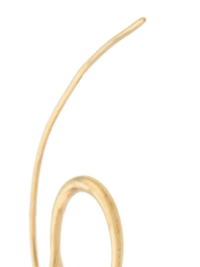 Shop Charlotte Chesnais Needle Earring In Gold
