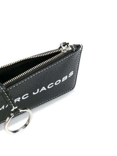 Shop Marc Jacobs Top Zip Multi Wallet In Black