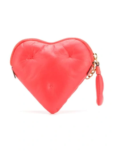 Shop Anya Hindmarch Heart Coin Purse - Yellow