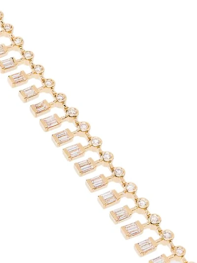 Shop Shay 18kt Yellow Gold And Diamond Dot Dash Necklace