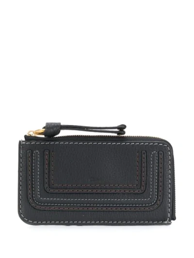 Shop Chloé Marcie Cardholder In Black