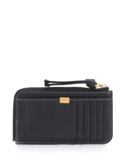 Shop Chloé Marcie Cardholder In Black