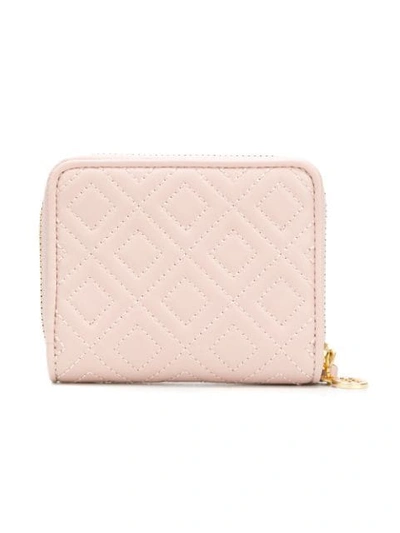 Shop Tory Burch Fleming Medium Wallet In Pink