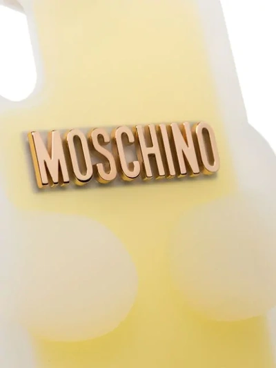 Shop Moschino Teddy Iphone X/xs Case In 1001 Yellow  White