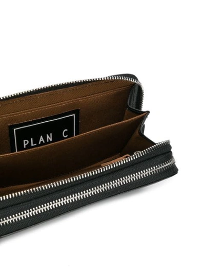 Shop Plan C Sketch Print Wallet In Black