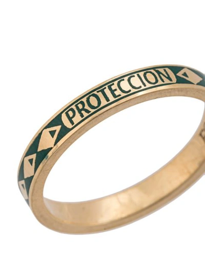 Shop Foundrae 18kt Yellow Gold Thin Band Protection Ring