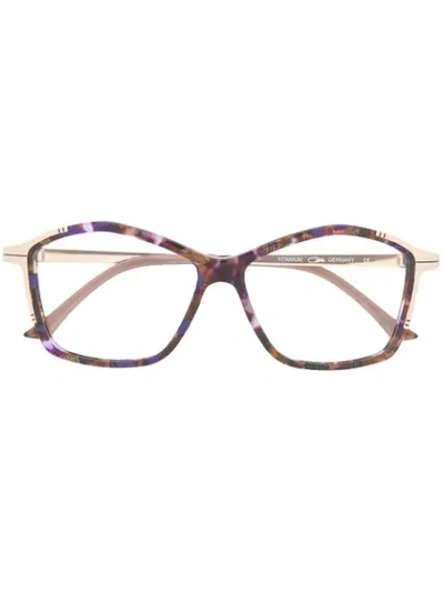 Shop Cazal 3059 Glasses In Purple