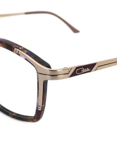 Shop Cazal 3059 Glasses In Purple