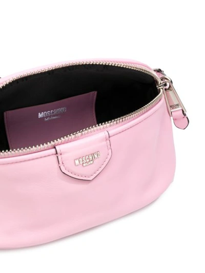 Shop Moschino Belt Bag - Pink