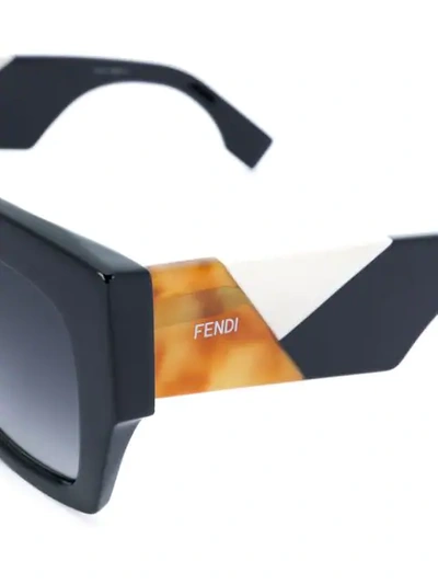 Shop Fendi Chunky Framed Sunglasses