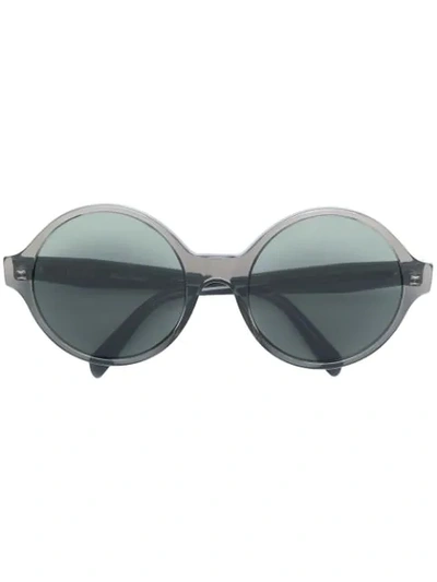 Shop Celine Oversized Round Sunglasses In Grey