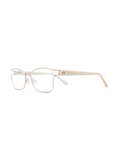 Shop Roberto Cavalli Barberino Eyeglasses In White