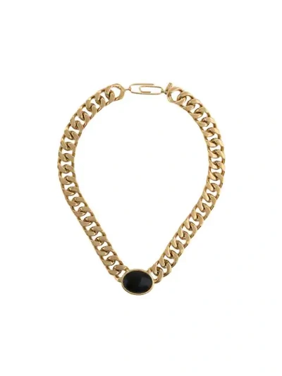 Shop Aurelie Bidermann Bronx Necklace In Gold
