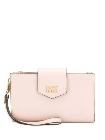 Shop Michael Michael Kors Multi-compartment Wallet In Pink