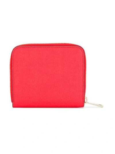 Shop Furla Zip Around Wallet - Red