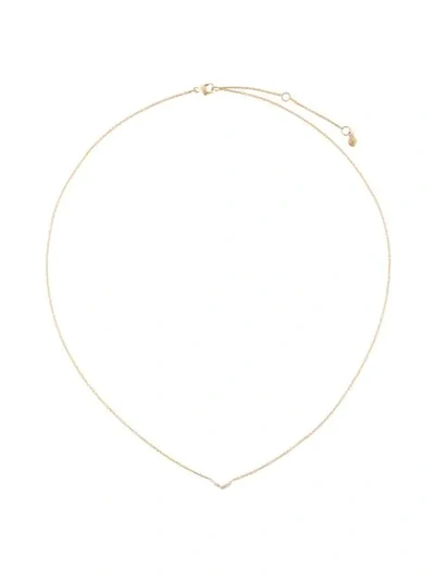 Shop Astley Clarke Varro Honeycomb Diamond Necklace In Yellow Gold