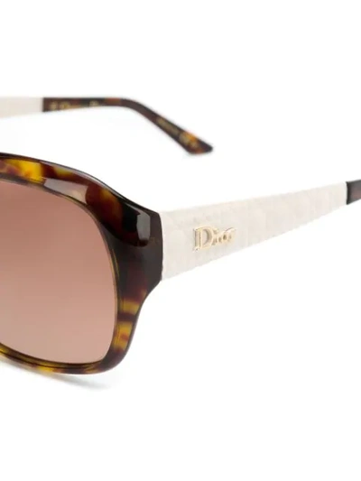 Shop Dior Coquette Tortoiseshell Sunglasses In Brown