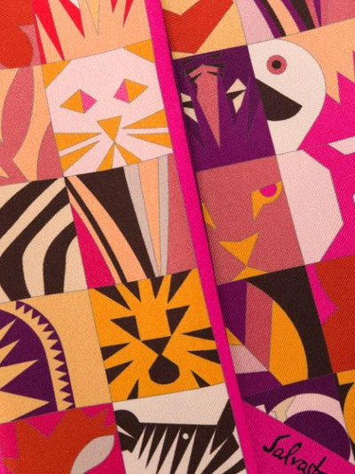exotic animal print scarf