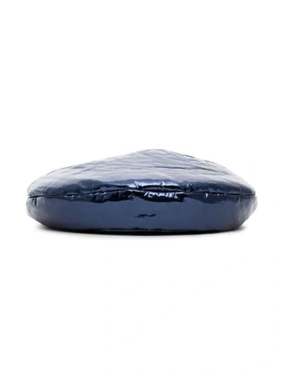 Shop Maison Michel Metallic Beret In Blue