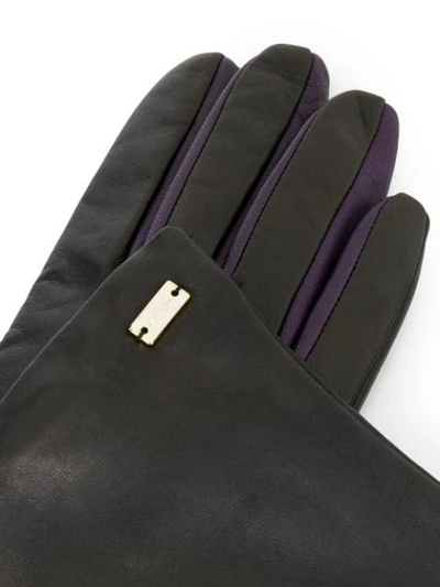 Shop Escada Sport Contras Gloves In Black