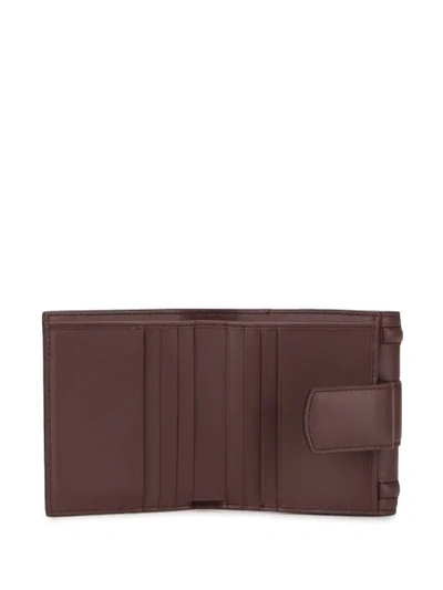 Shop Dolce & Gabbana French Flap Wallet In Brown