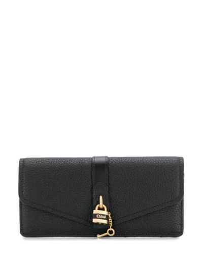 Shop Chloé Klassisches Portemonnaie In Black