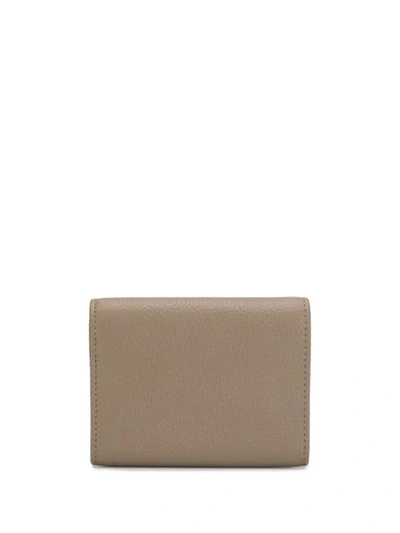 Shop See By Chloé Tri-fold Card Wallet In Neutrals