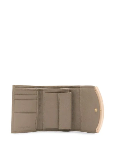 Shop See By Chloé Tri-fold Card Wallet In Neutrals