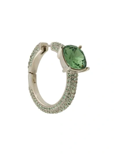 Shop Ambush Embellished Hoop Earring In Green