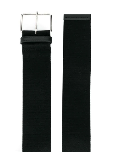 Shop Erika Cavallini Buckle Belt In Black