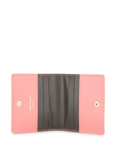 Shop Ferragamo Gancini Cardholder In Pink