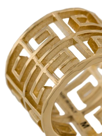 Shop Givenchy 4g Ring In Gold