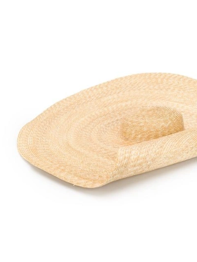 Shop Jacquemus La Bomba Straw Hat In Neutrals