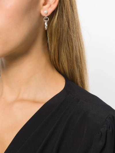 Shop Maria Black Chrissy Earring - Metallic