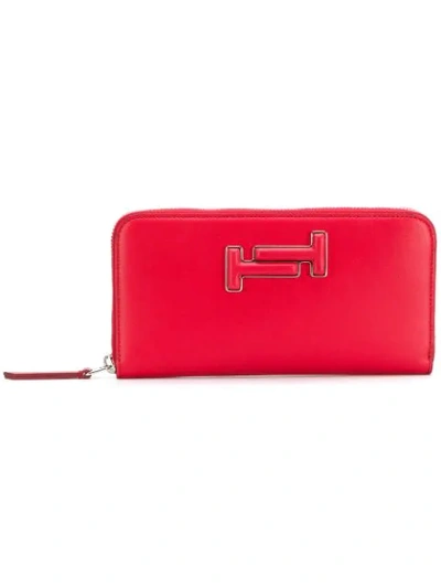 Shop Tod's Double T Purse In Red