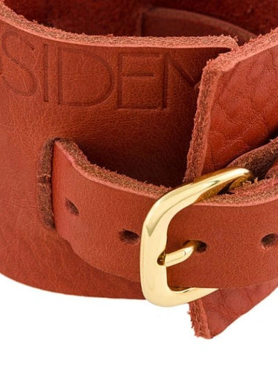 Shop Absidem Janice Handcuffs In Red