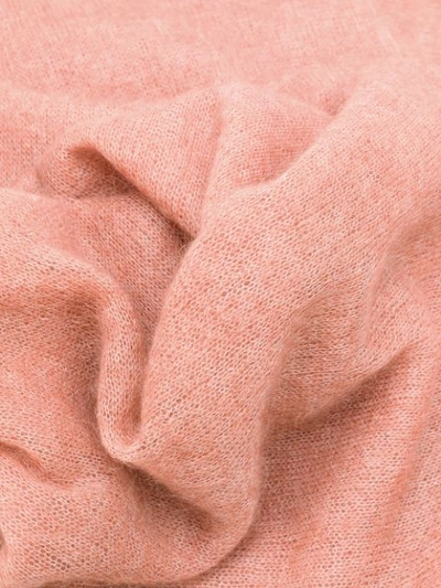 Shop Alysi Knitted Scarf - Pink