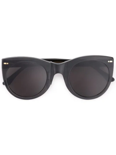 Shop Movitra Runde Oversized-sonnenbrille - Schwarz