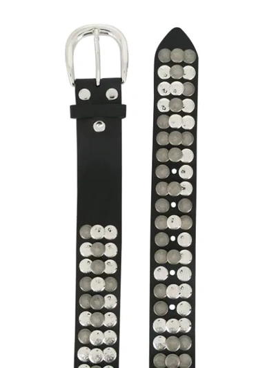 Shop Isabel Marant Moha Studded Belt In Black