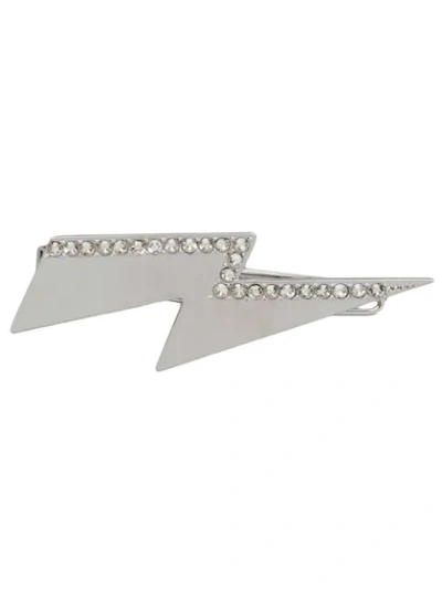 Shop Isabel Marant Flash Hair Pin In Silver