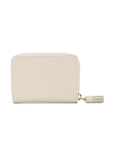 Shop Anya Hindmarch Small Smurf Buddy Wallet In White