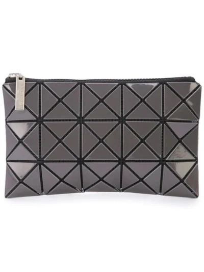 Shop Bao Bao Issey Miyake Prism Flat Pouch In Grey