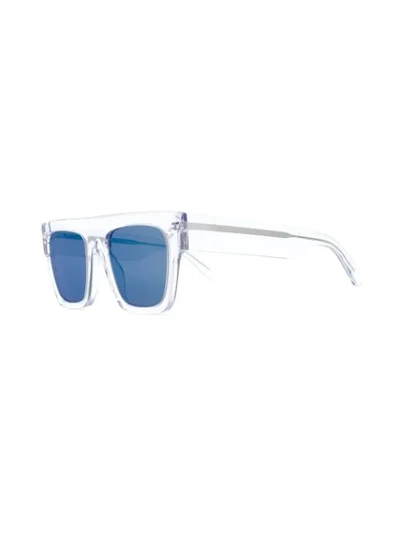 Shop Stella Mccartney Square Transparent Sunglasses