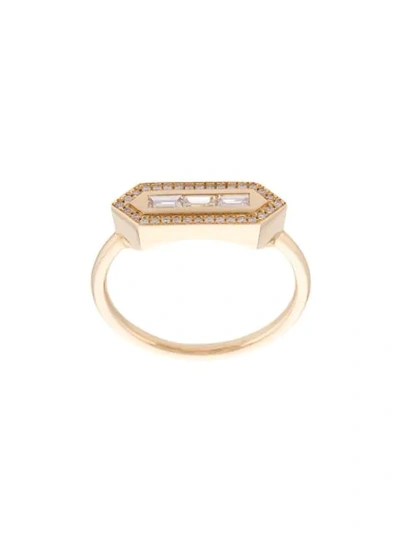 Shop Azlee Cocktail Ring In Yellow
