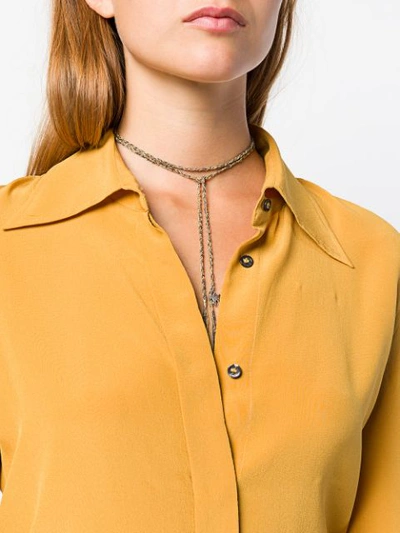 Shop Carolina Bucci Horse Charm Necklace In Metallic